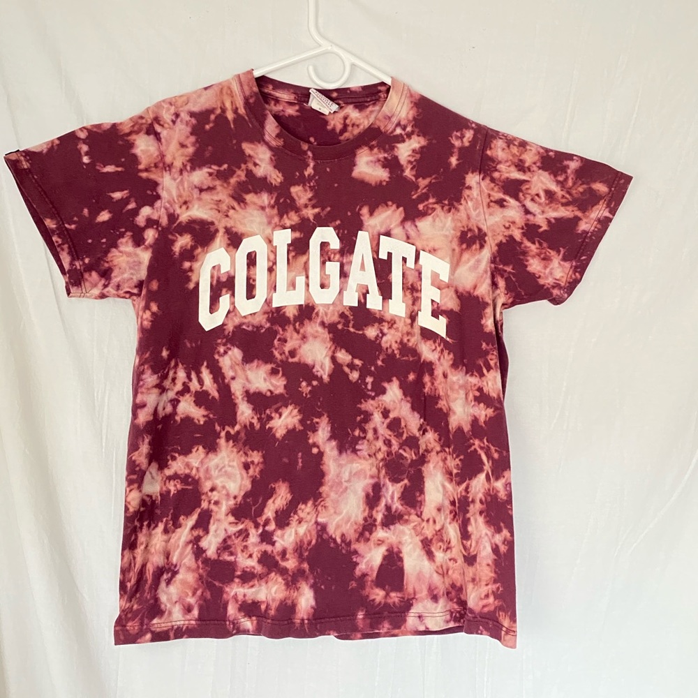Custom dyed Colgate T-shirt
